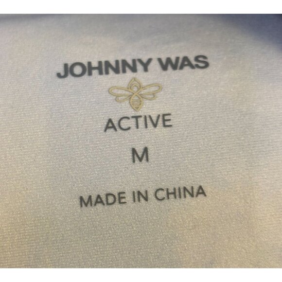 Johnny Was Active Polo Shirt Floral Pattern Multi M - Picture 6 of 7